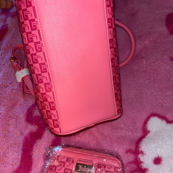 Juicy Couture Pink Satchel and Wallet - Picture 4 of 4